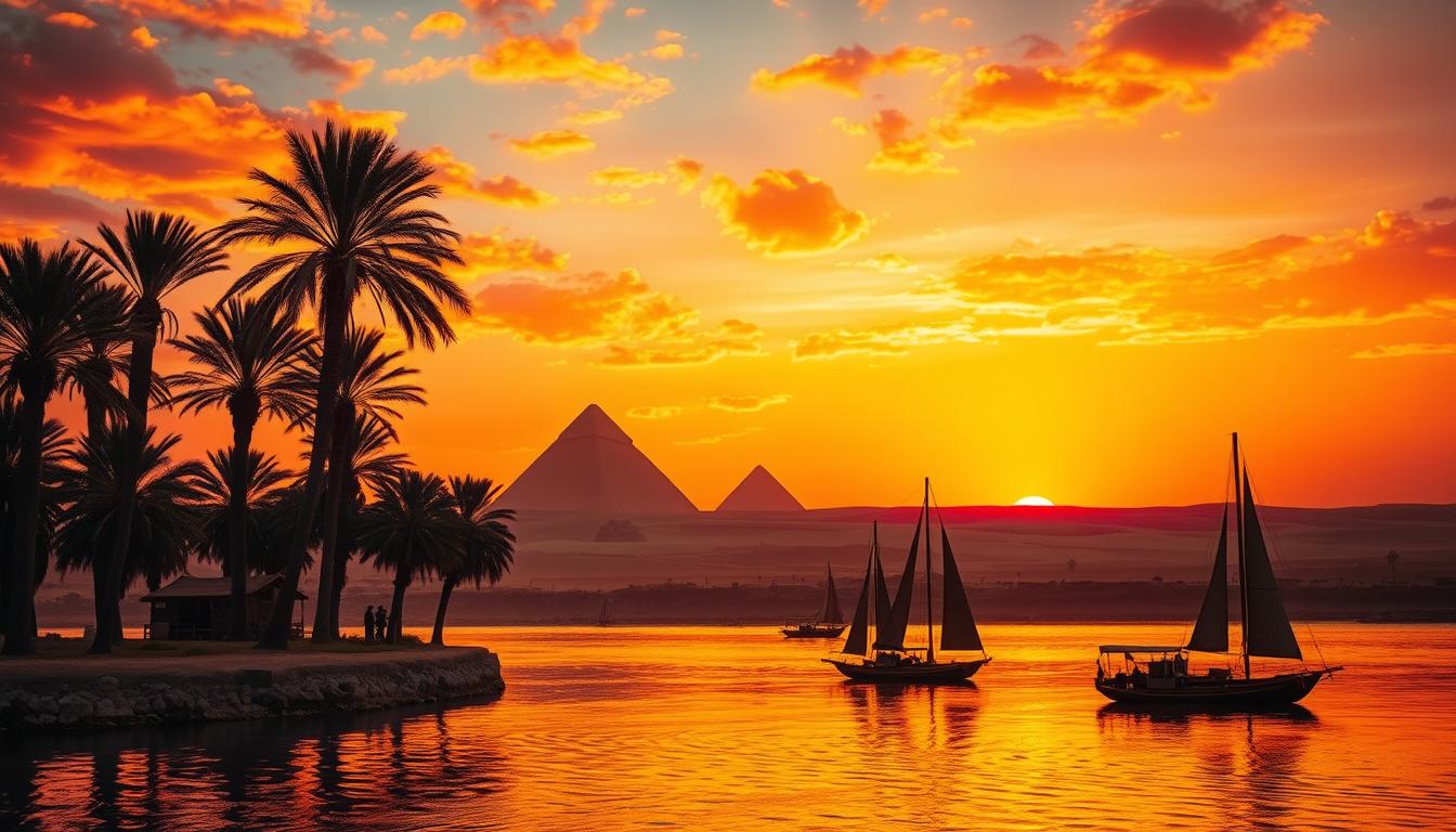 dlaczego w Egipcie szybko zachodzi słońce